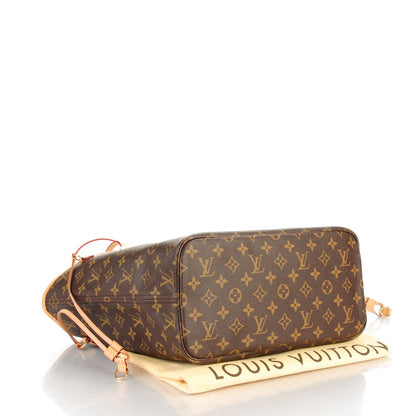 Louis Vuitton Monogram Capri V Neverfull MM Rose Ballerine 3 of 7