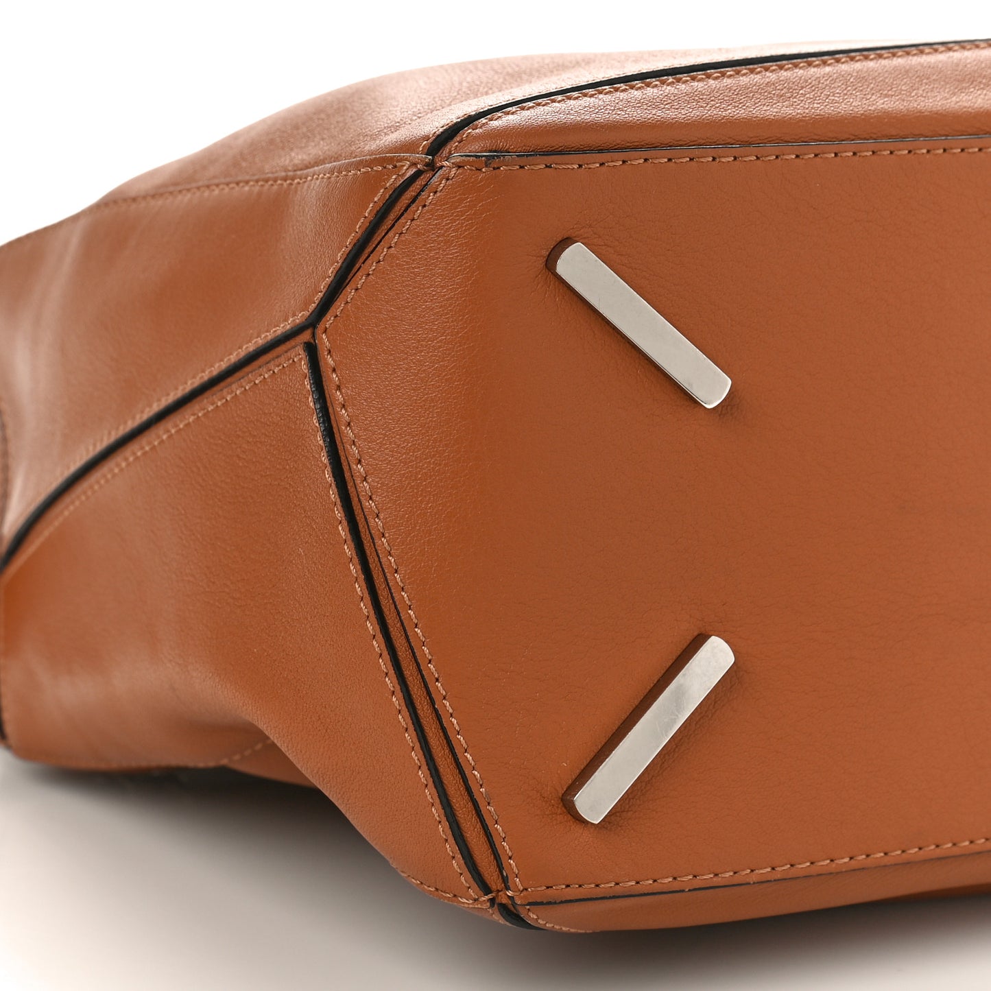 Calfskin Medium Puzzle Bag Tan