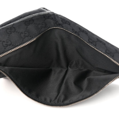 Gucci GG Monogram Double Pocket Belt Bag Black 5 of 12