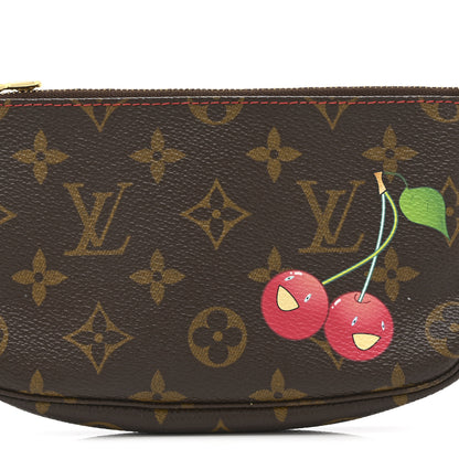 Louis Vuitton Monogram Cerises Mini Pochette Accessories 8 of 10