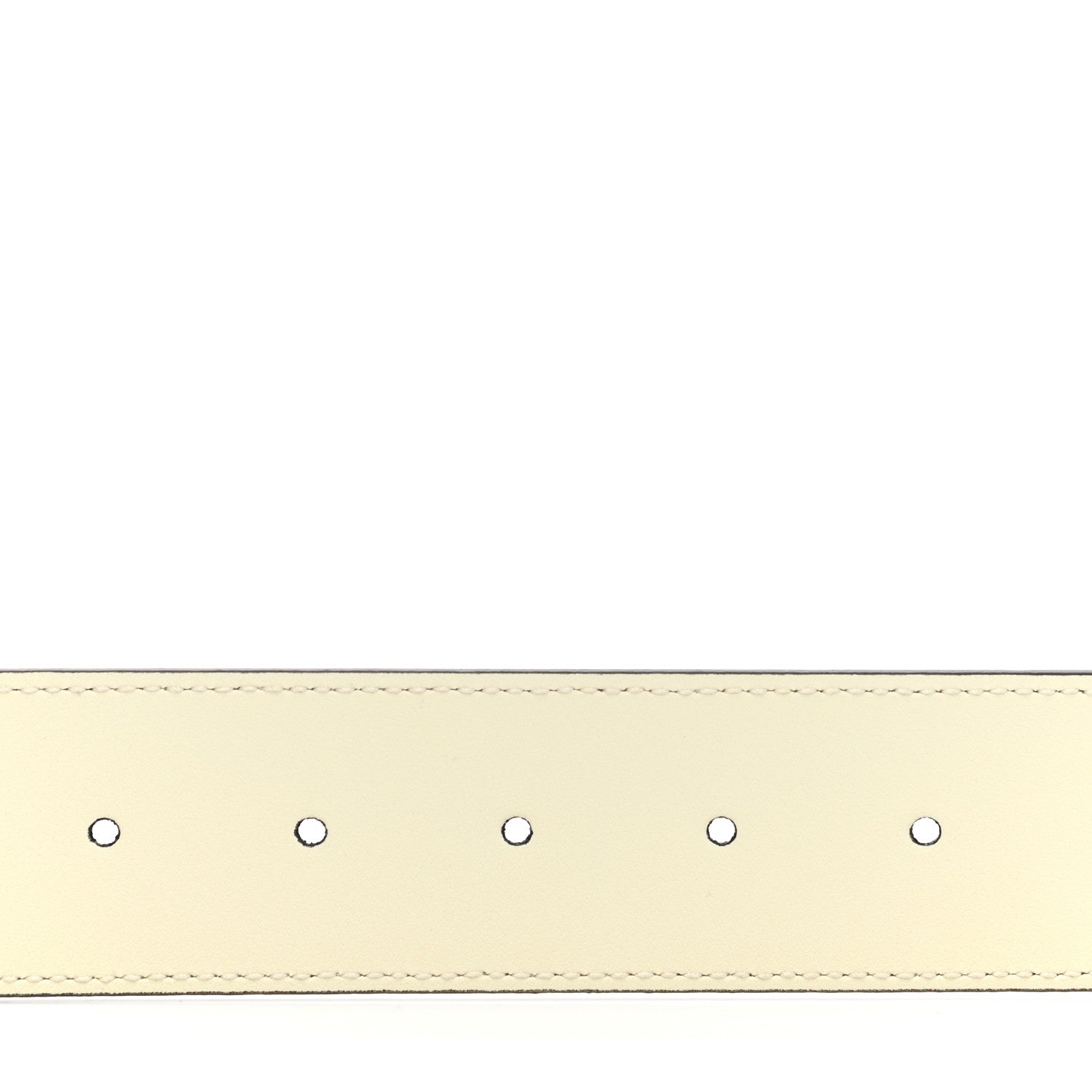 Gucci Calfskin Double G 40mm Belt 95 38 Mystic White 5 of 6