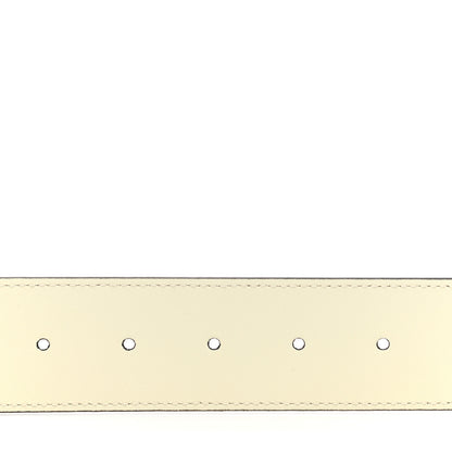 Gucci Calfskin Double G 40mm Belt 95 38 Mystic White 5 of 6
