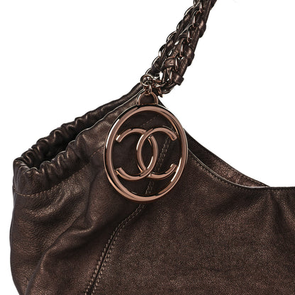 Chanel Metallic Calfskin Baby Coco Cabas Bronze 10 of 10