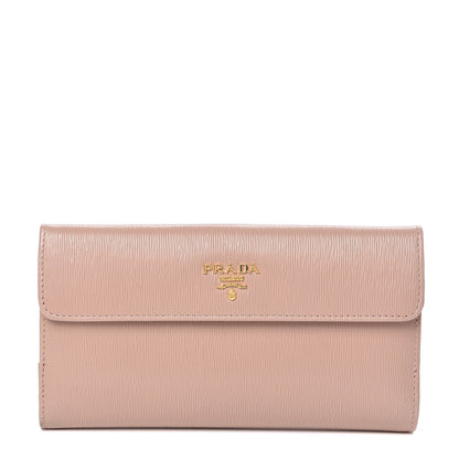 Prada Vitello Move Continental Flap Wallet Cammeo 1 of 8