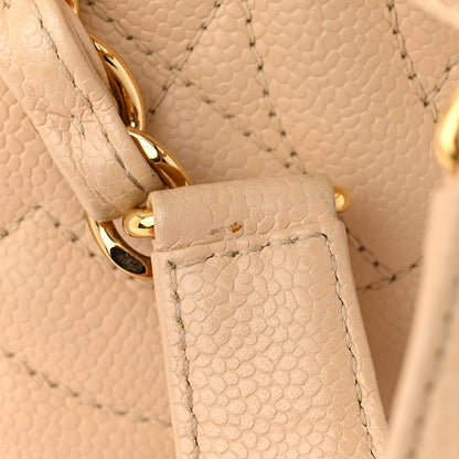 Chanel Caviar Quilted Grand Shopping Tote GST Beige Clair 11 of 12