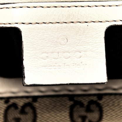 Gucci Monogram Equestrian Horseshoe Bowler White 5 of 12