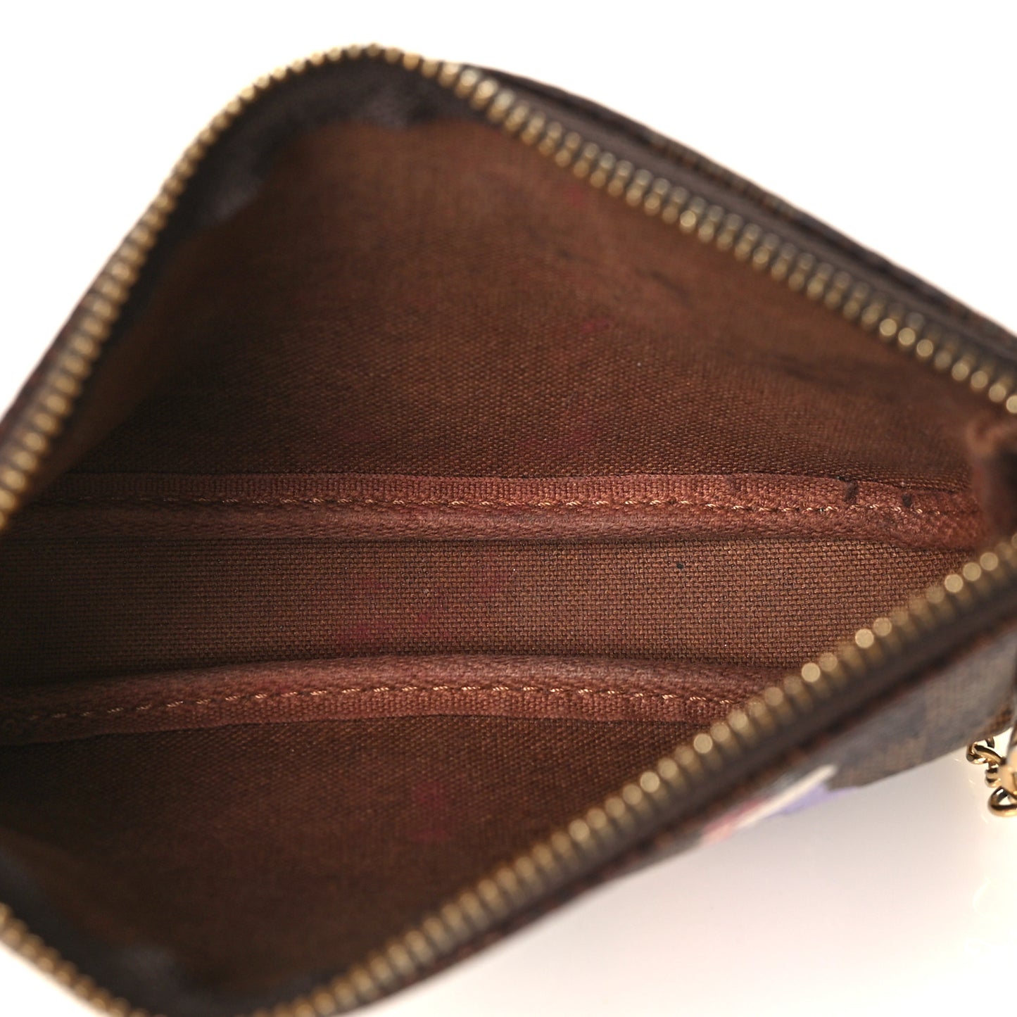 Damier Ebene Illustre Mini Pochette Accessories Violet