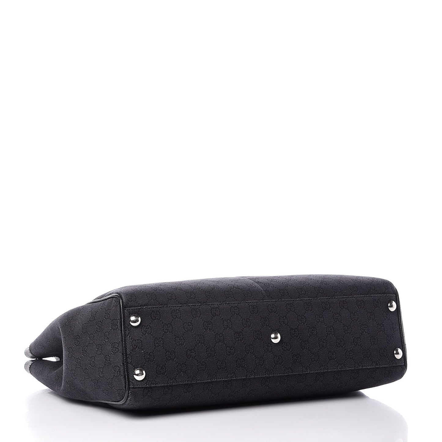 Denim Monogram Tote Black