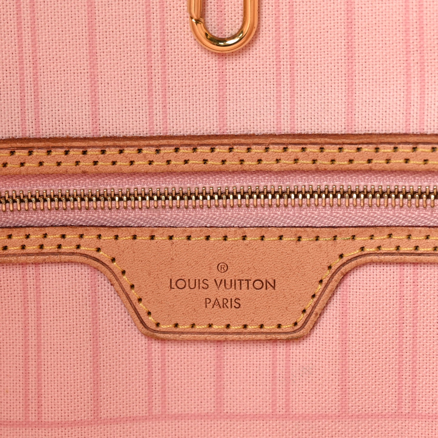 Damier Azur Neo Neverfull MM Rose Ballerine