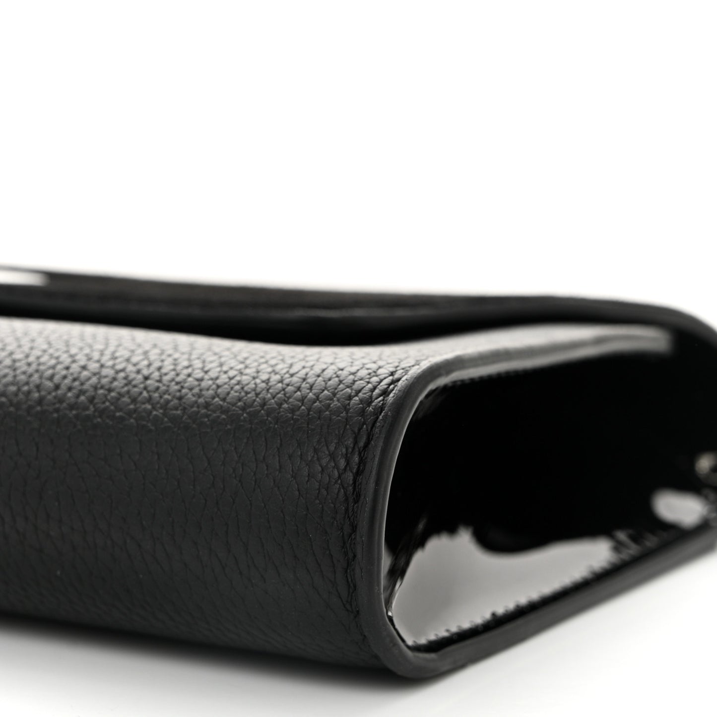 Veau Velours Calfskin Vero Dodat Clutch Black