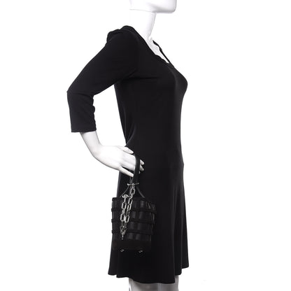 Alexander Wang Suede Calfskin Roxy Mini Bucket Bag Black 2 of 9