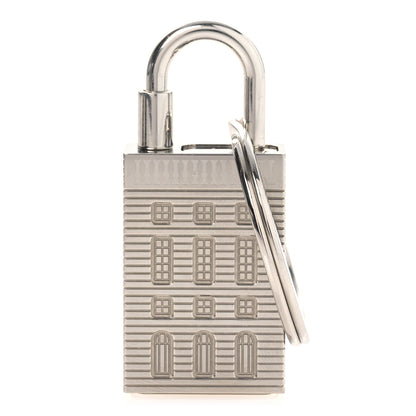 Hermes Palladium Faubourg Surprise Cadena Lock Key Ring 1 of 5