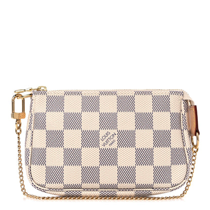 Louis Vuitton Damier Azur Mini Pochette Accessories 1 of 9