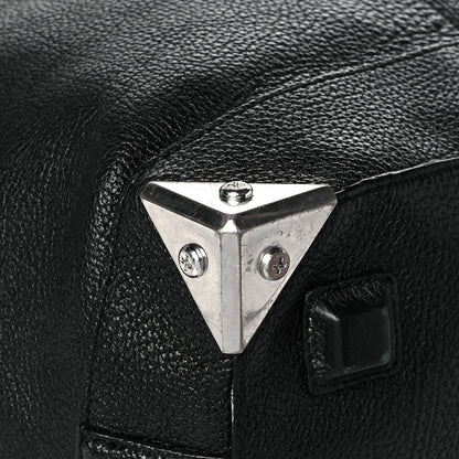 Alexander Wang Pebbled Calfskin Large Emile Black Silver Hardware 8 of 26