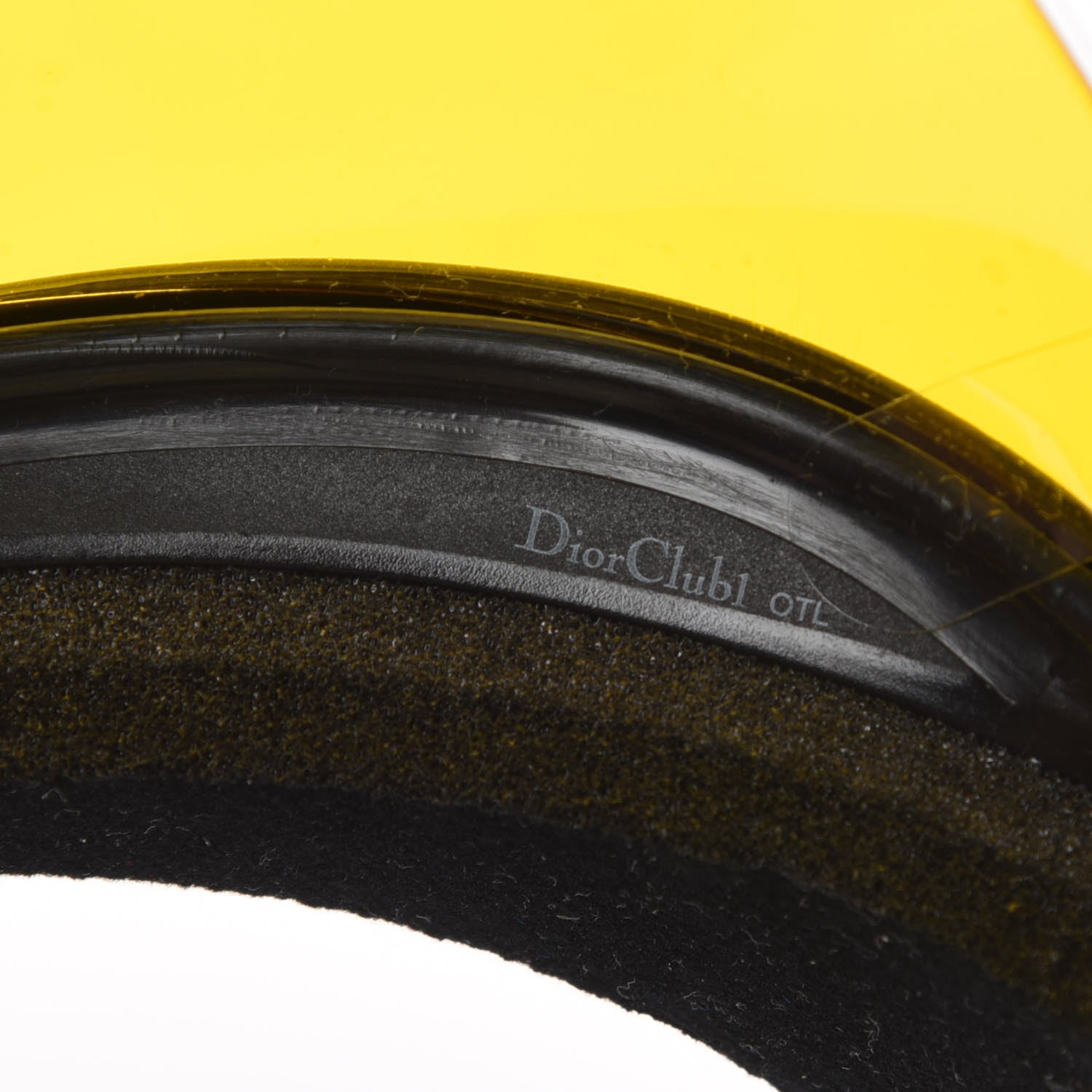 Christian Dior DiorClub1 Sun Visor Yellow 5 of 8