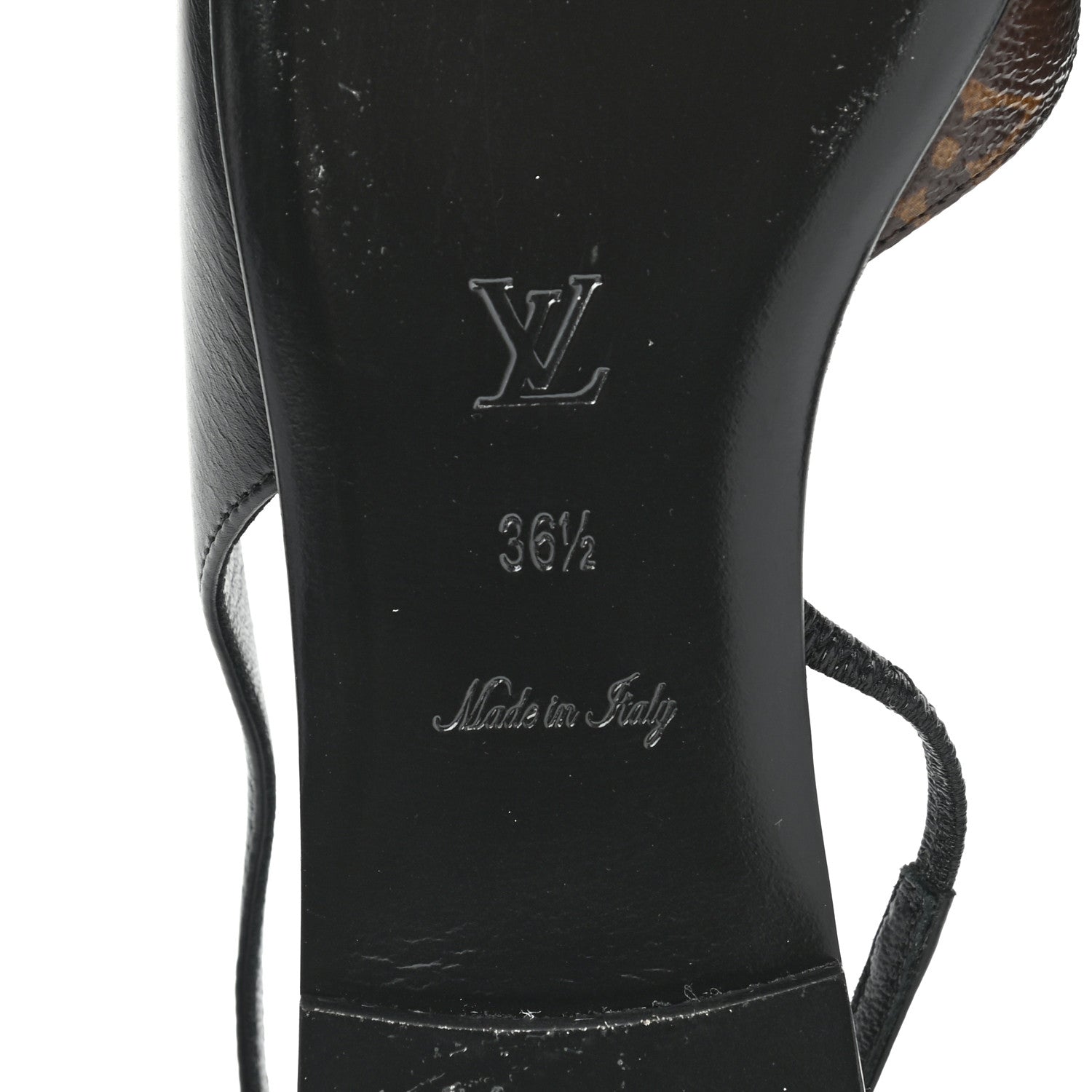 Louis Vuitton Patent Monogram Cherie Slingback Ballerina Flats 36.5 7 of 9