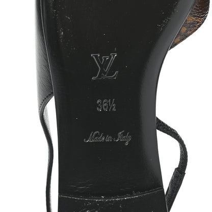 Louis Vuitton Patent Monogram Cherie Slingback Ballerina Flats 36.5 7 of 9