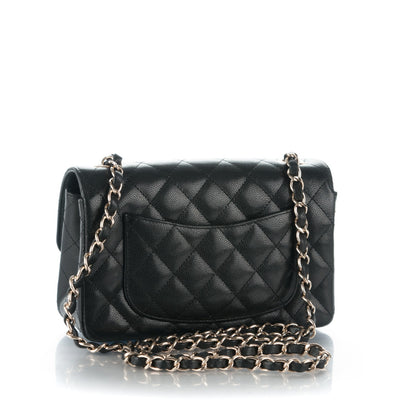 Chanel Caviar Quilted Mini Rectangular Flap Black 3 of 7