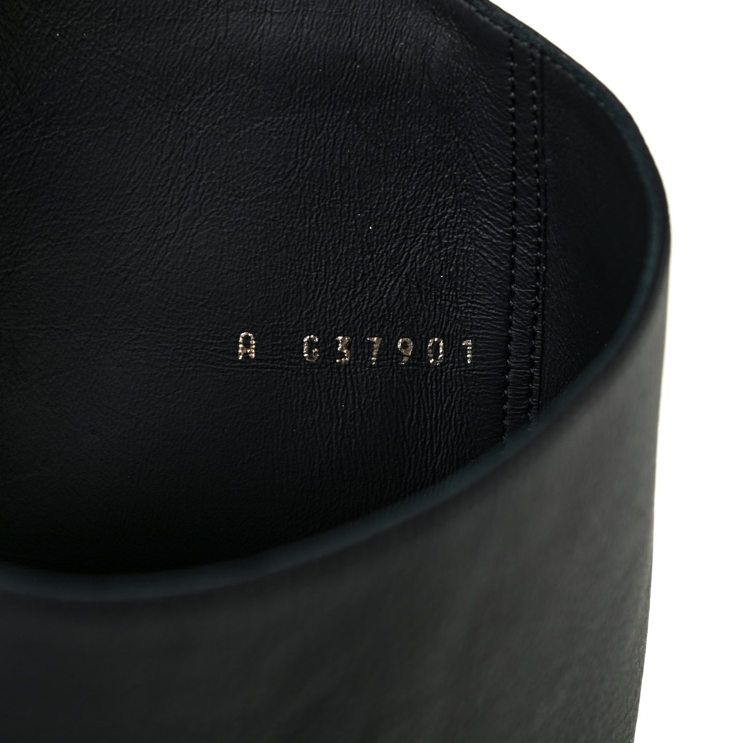 Calfskin Grosgrain Cap Toe Knee High Boots 40 Black