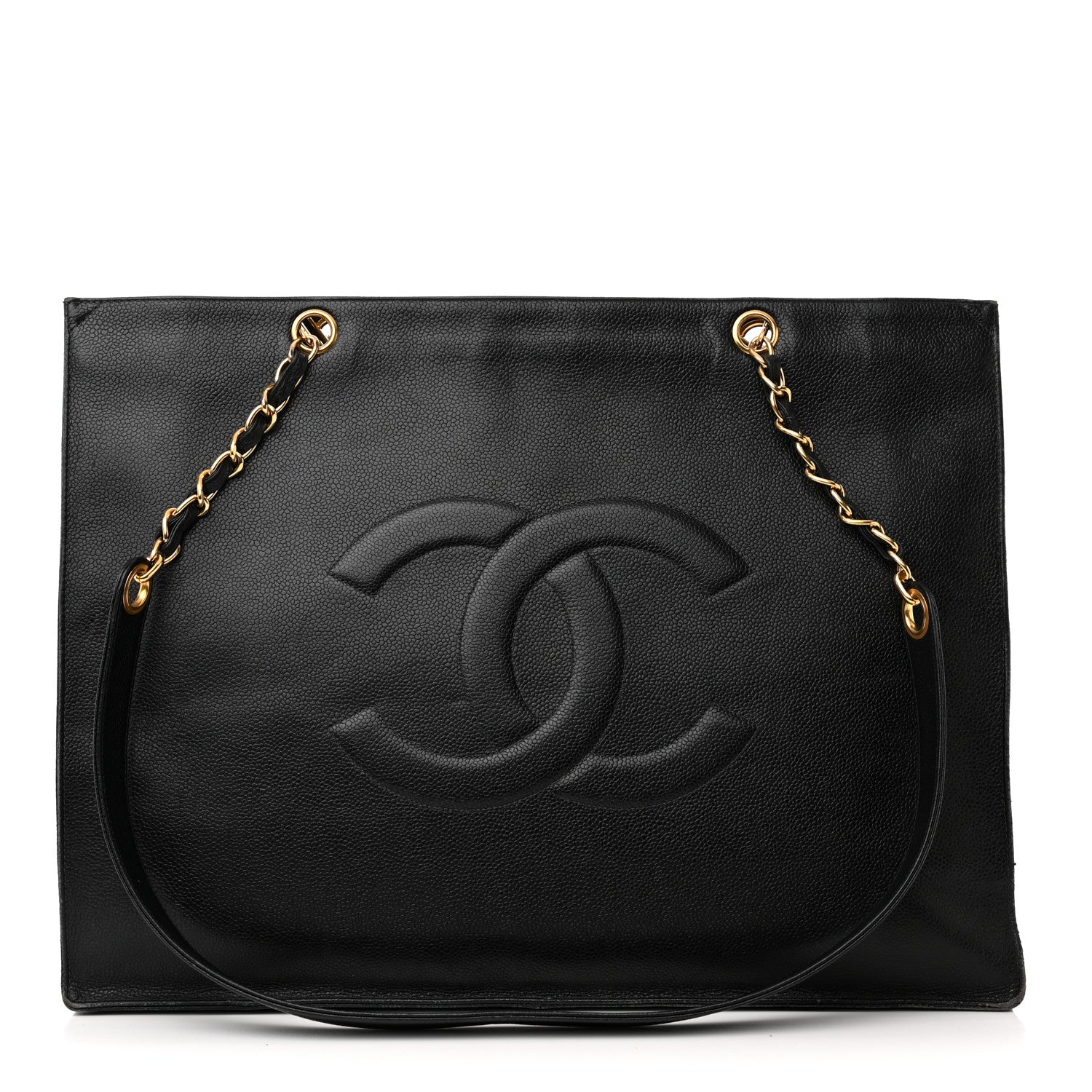 Chanel Caviar CC Shopper Tote Black 1 of 21