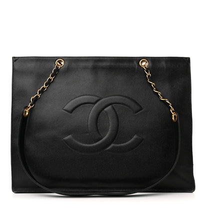 Chanel Caviar CC Shopper Tote Black 1 of 21