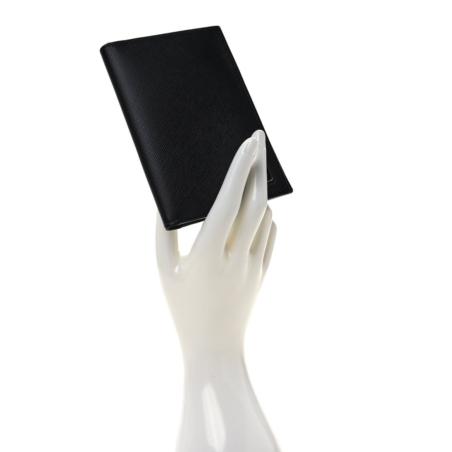 Saffiano Passport Holder Black