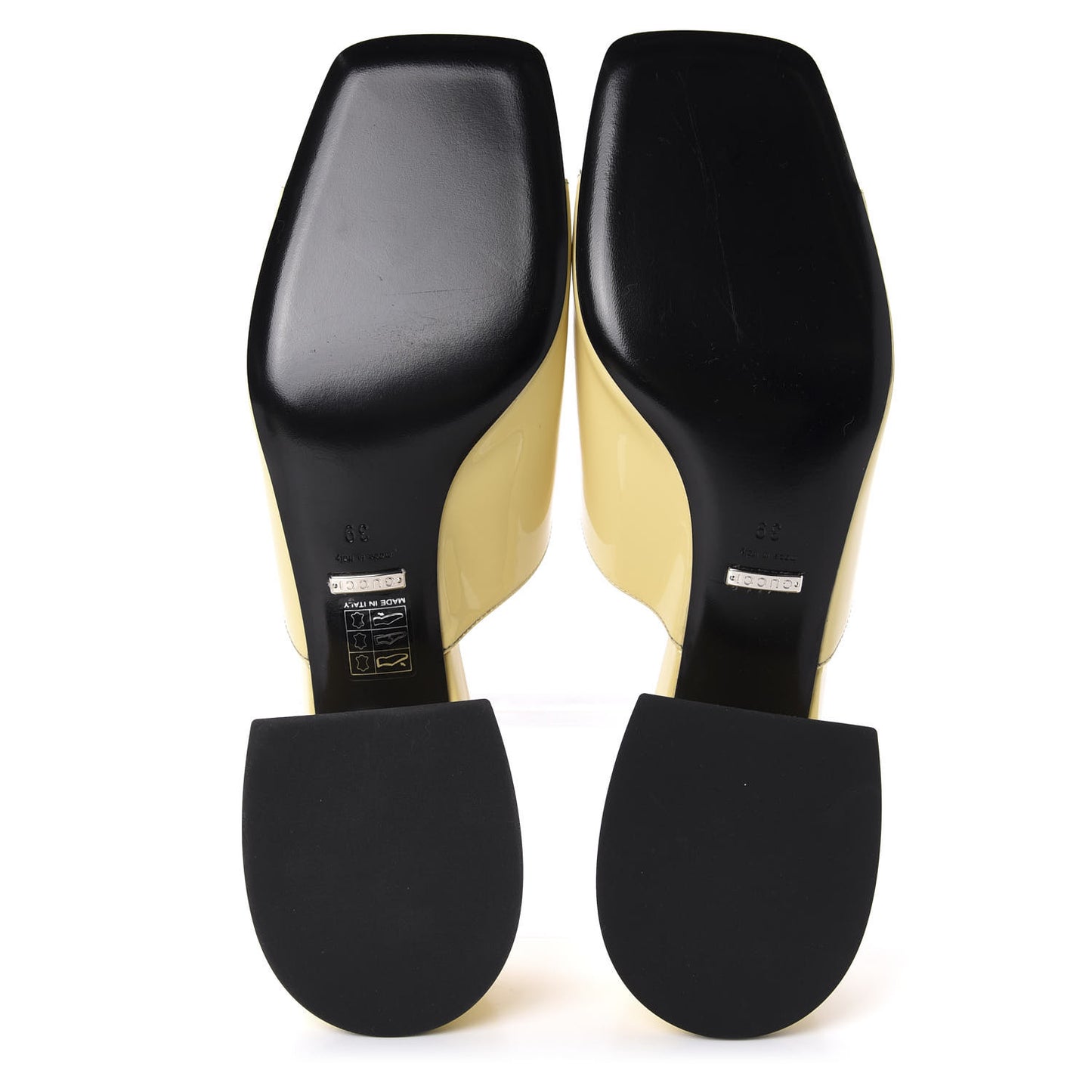 Patent Lexi Horsebit Mid-Heel Slide Sandals 39 Burro