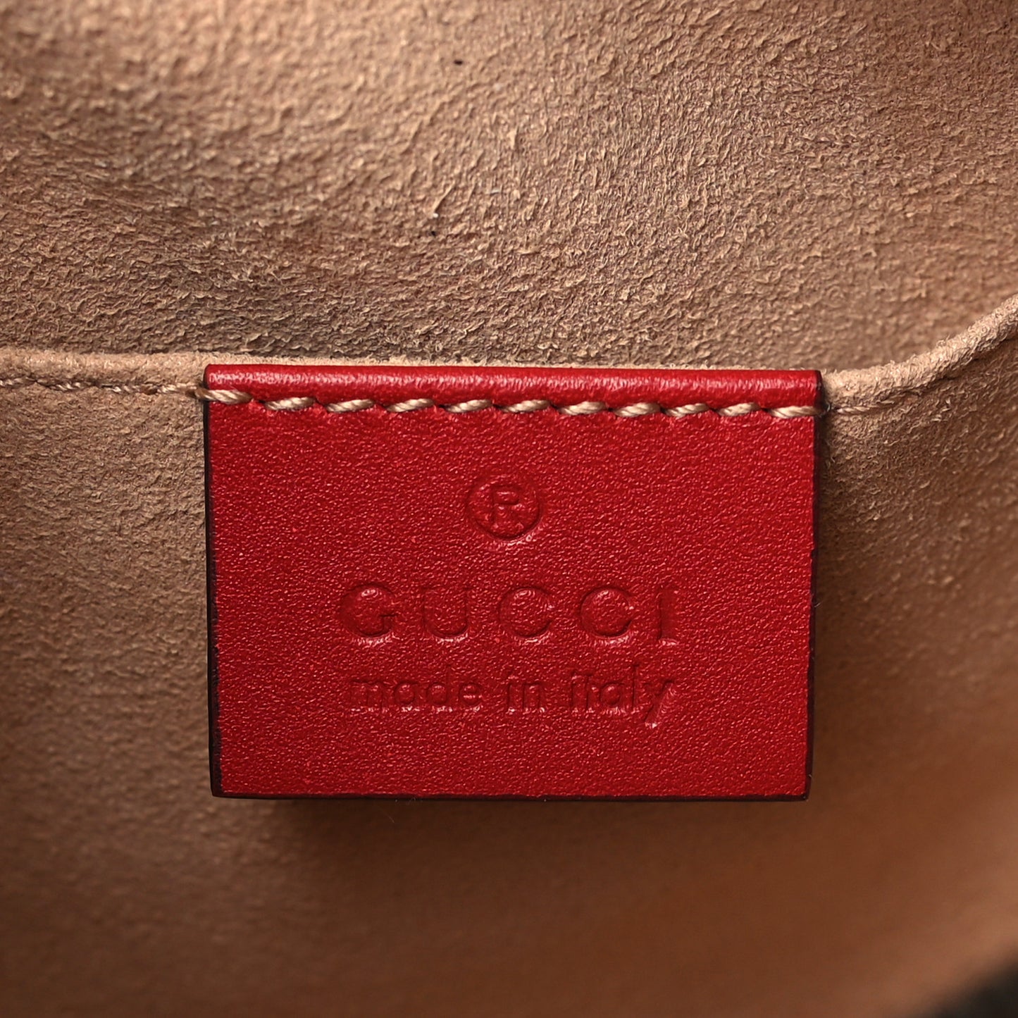 Calfskin Matelasse GG Marmont Belt Bag 75 30 Hibiscus Red