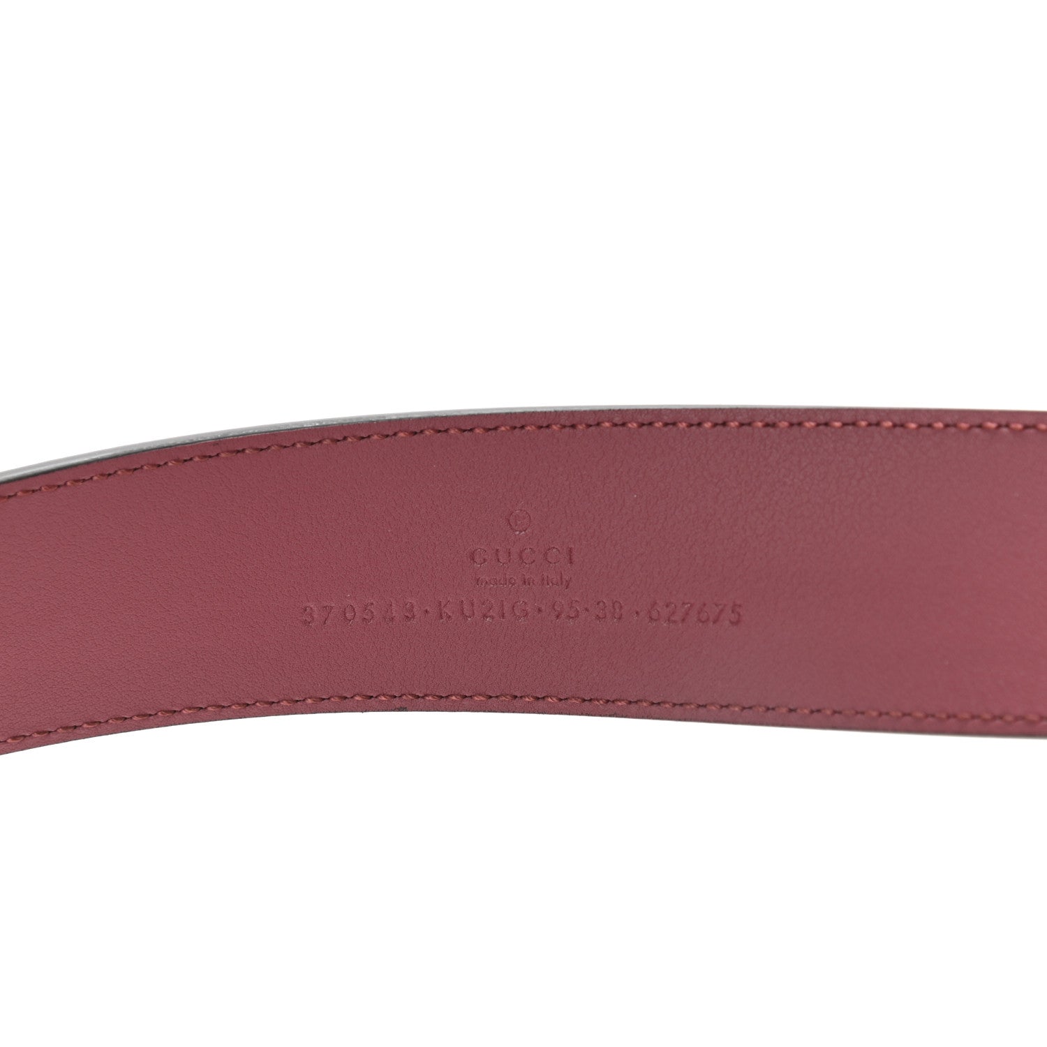 Gucci GG Supreme Monogram Blooms Moon Calfskin Interlocking G 37mm Belt 95 38 Beige Ebony Multicolor Dry Rose 3 of 5