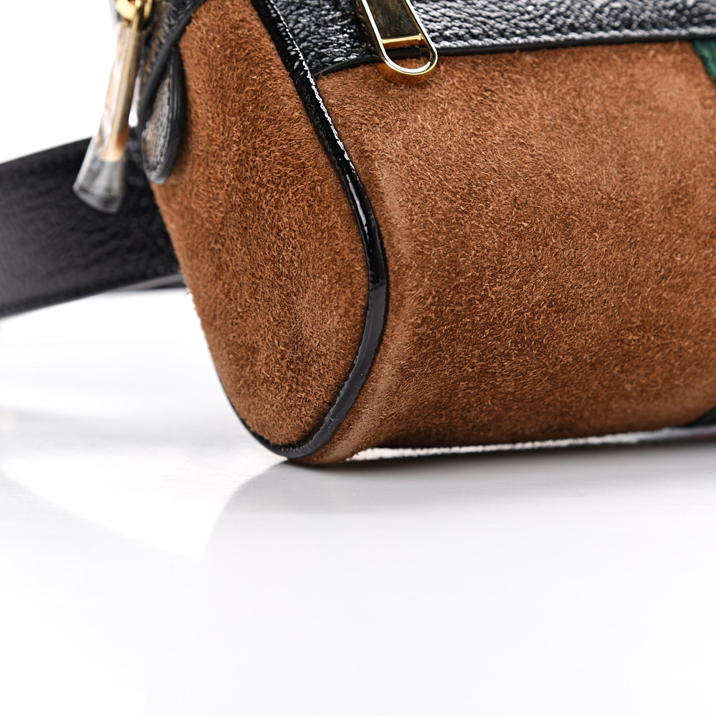 Suede Small Ophidia Belt Bag 65 26 Nocciola Black