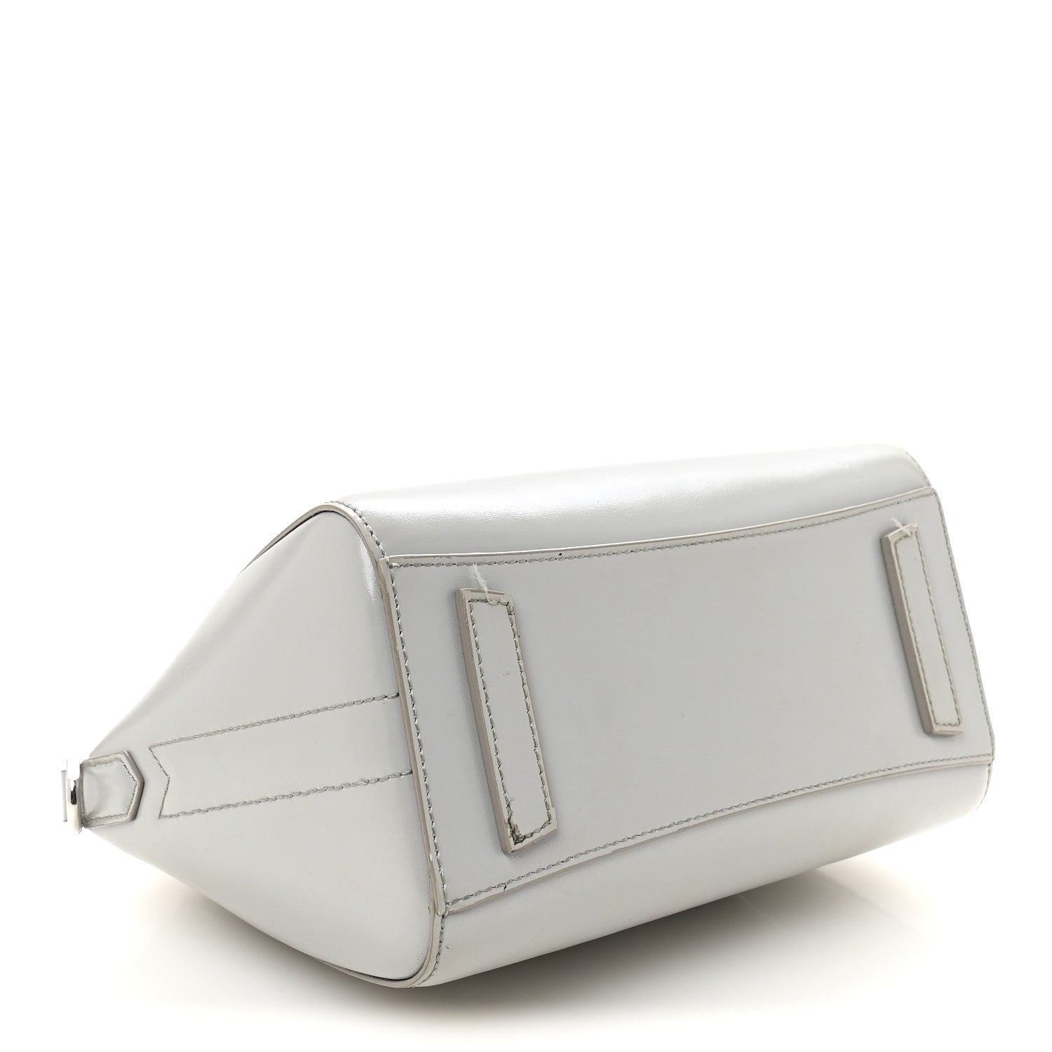 Givenchy Box Calfskin Mini Lock Antigona Shoulder Bag Medium Grey 4 of 9