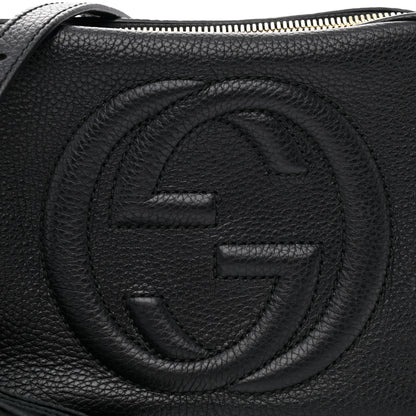 Gucci Pebbled Calfskin Small Soho Disco Bag Black 8 of 15