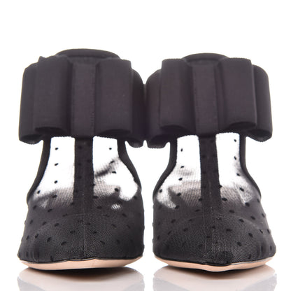 Christian Dior Suede Mesh Couture Pumps 37.5 Black 2 of 8