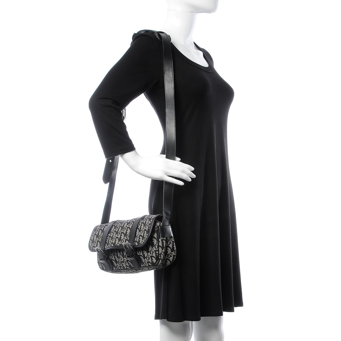 Monogram Messenger Black