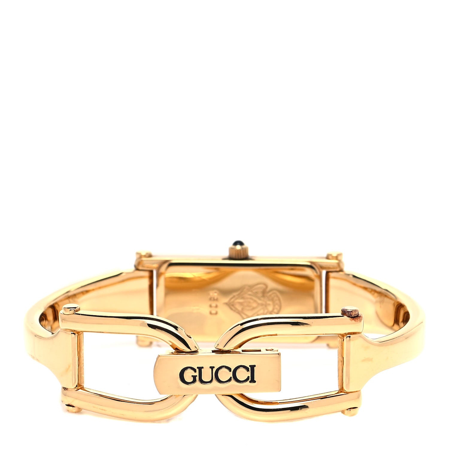 Gucci Stainless Steel 12mm 1500L Horsebit Quartz Watch Gold 2 of 3