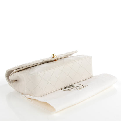 Chanel Lambskin Quilted Small Double Flap White 4 of 9