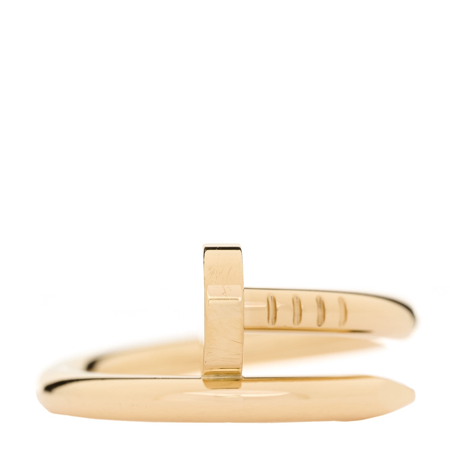 Cartier 18K Yellow Gold Juste Un Clou Ring 53 6.25 1 of 5