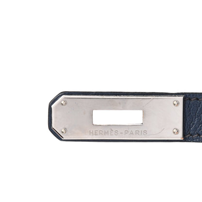 Hermes Chevre De Coromandel Kelly Retourne 35 Bleu De Prusse 32 of 41