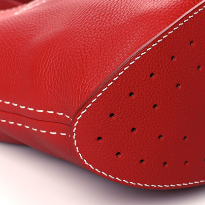 Delvaux Taurillon Le Pin Tote Scarlet Red 8 of 9