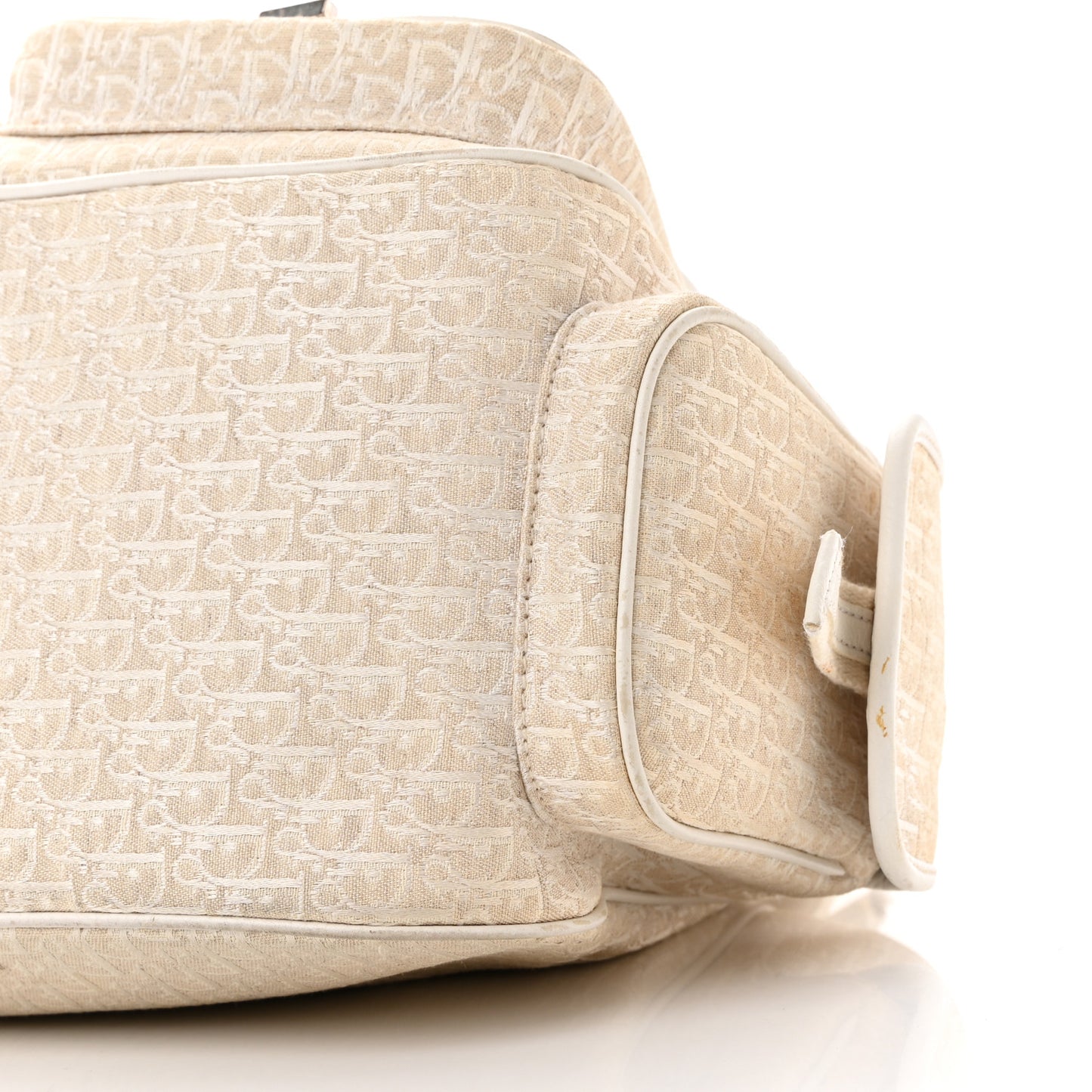 Monogram Pocket Satchel Beige