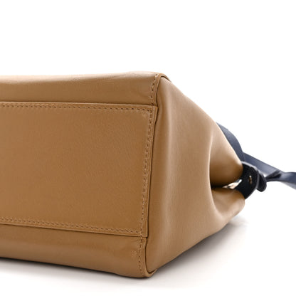 Fendi Nappa Mini Peekaboo Iconic Satchel Beige Blueberry Limone 11 of 14