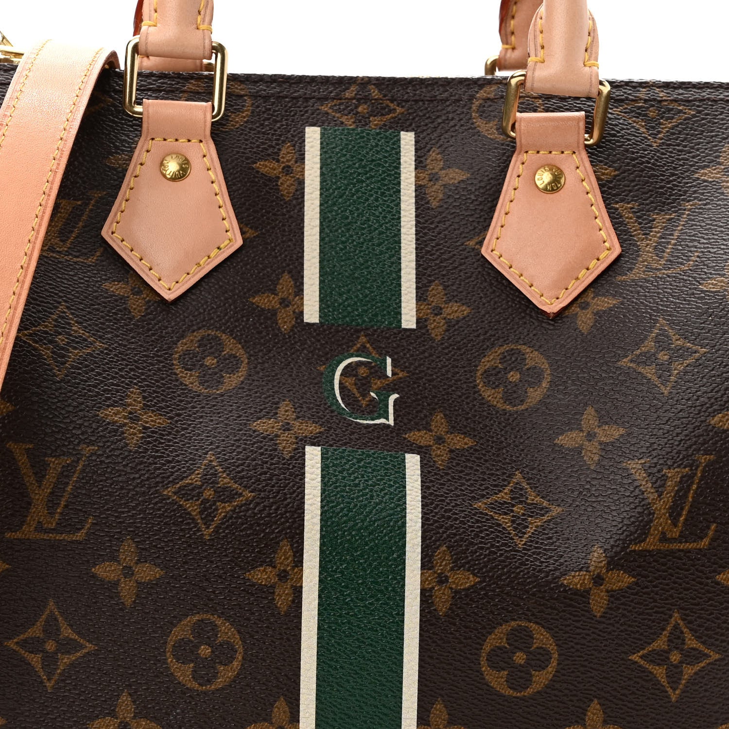 Louis Vuitton Monogram My LV Heritage Speedy Bandouliere 25 Vert Anglais White 8 of 10