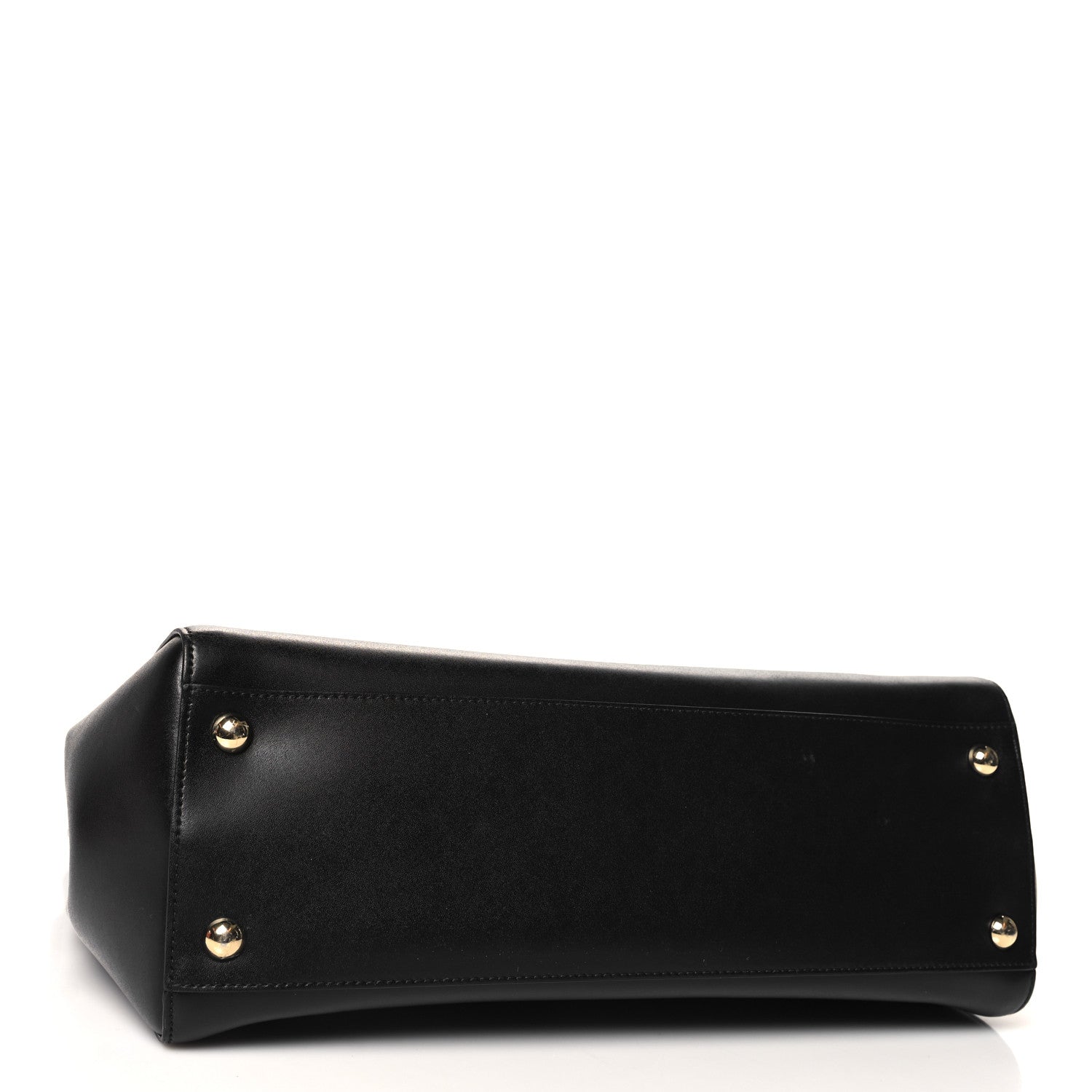 Salvatore Ferragamo Hammered Calfskin Vara Bow Chain Black Black 4 of 11