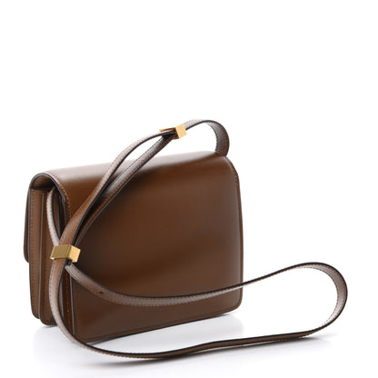 Celine Smooth Calfskin Small Classic Box Flap Bag Camel 3 of 10