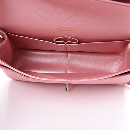 Chanel Iridescent Caviar Quilted Jumbo Double Flap Rose Pink 4 of 10