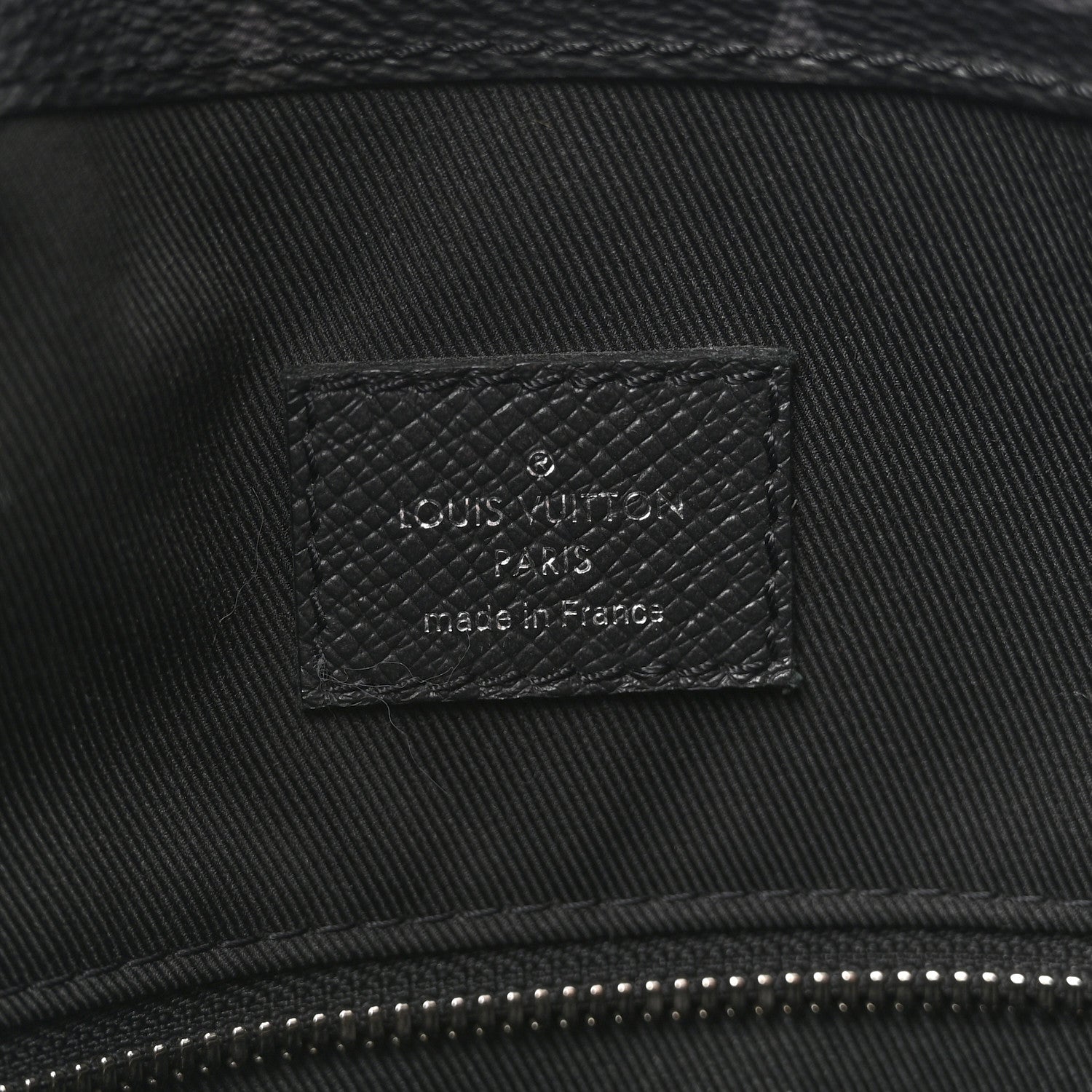Louis Vuitton Taiga Monogram Eclipse Outdoor Tote Black 6 of 14