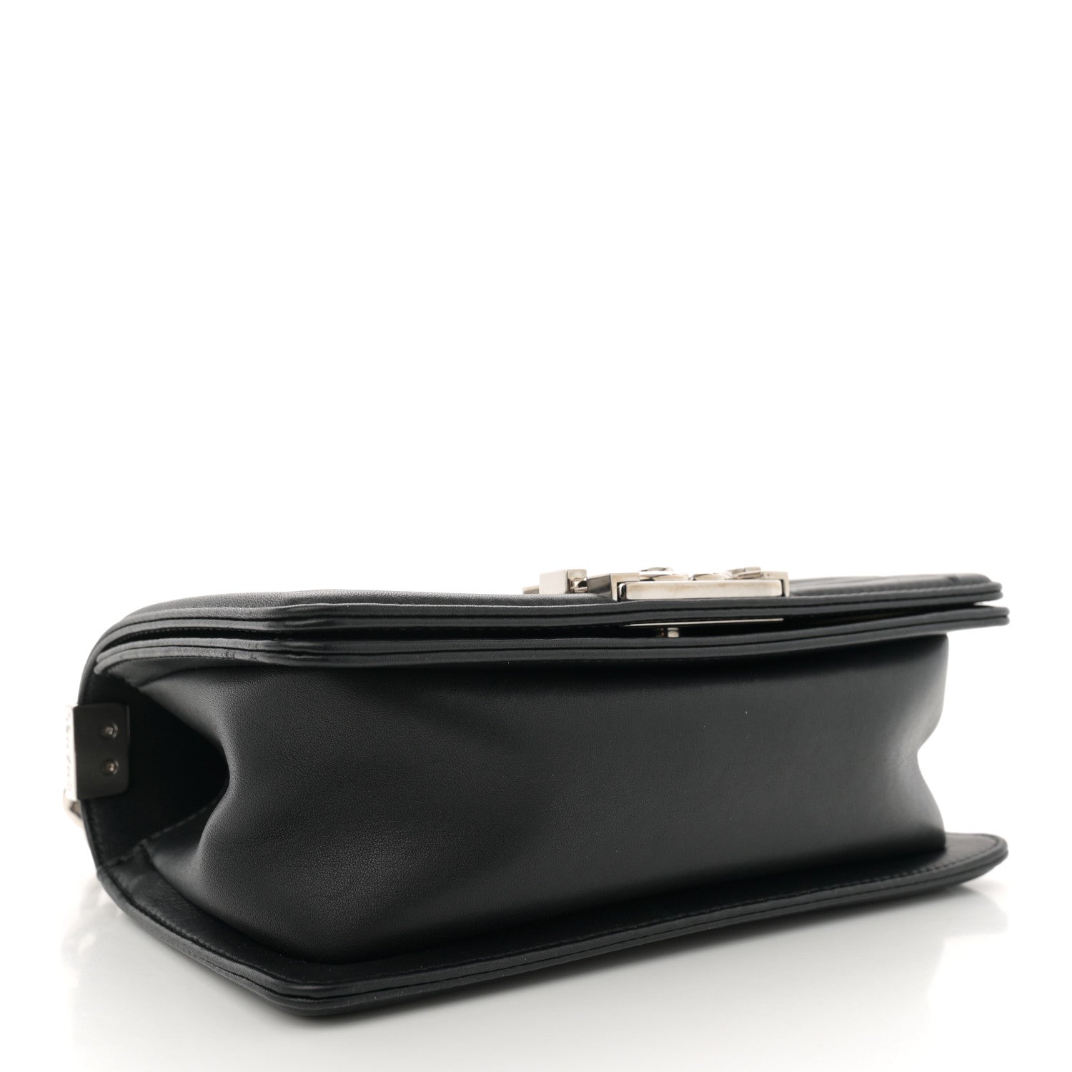 Chanel Lambskin Chevron Quilted Small Boy Flap Black 4 of 12