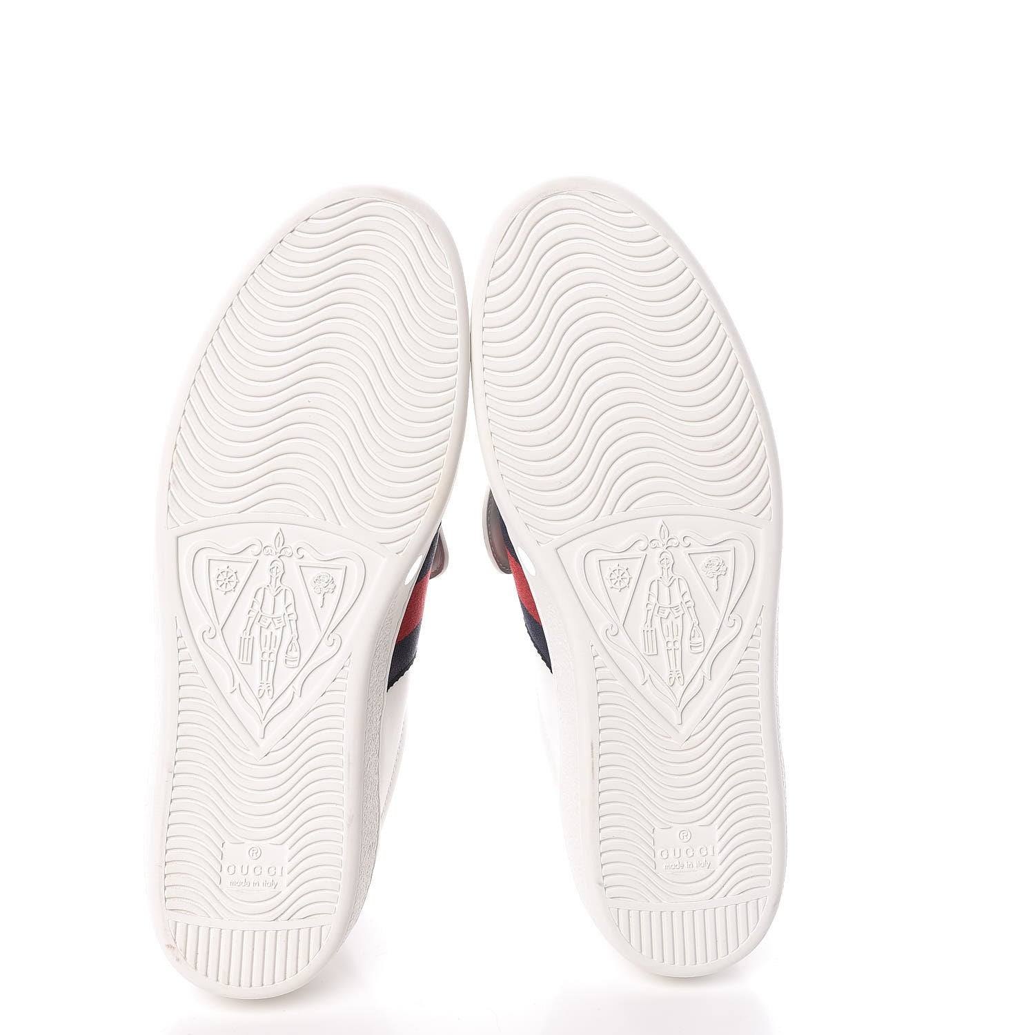 Gucci Calfskin Ayers Web Blind for Love Embroidered Mens Ace Sneakers 8.5 White 6 of 12