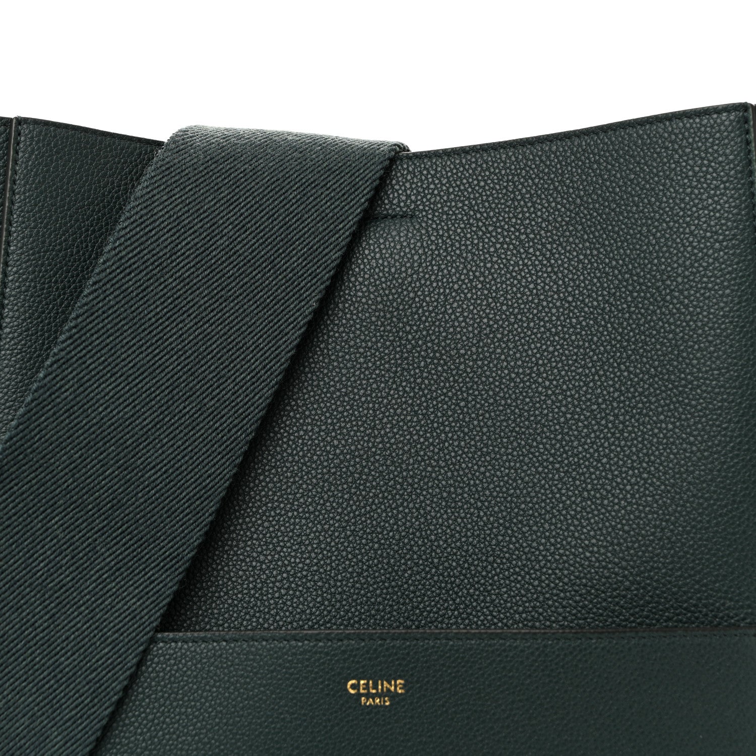 Celine Soft Grained Calfskin Sangle Bucket Bag Amazone 7 of 9
