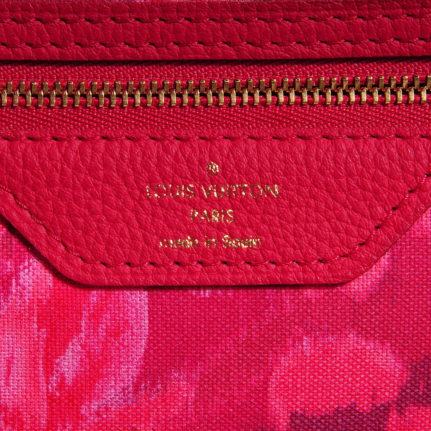 Monogram Articles de Voyage Ikat Neverfull MM Rose Indien